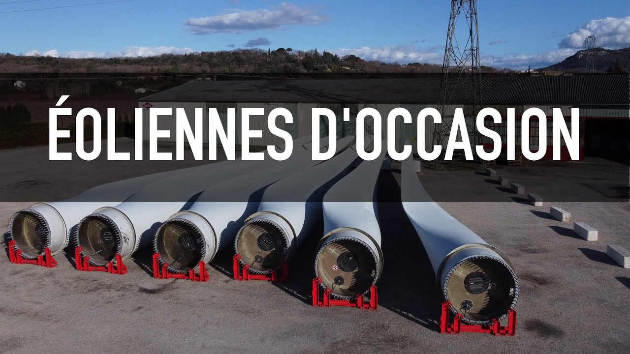 Éoliennes et pièces d’occasion, le marché prend forme