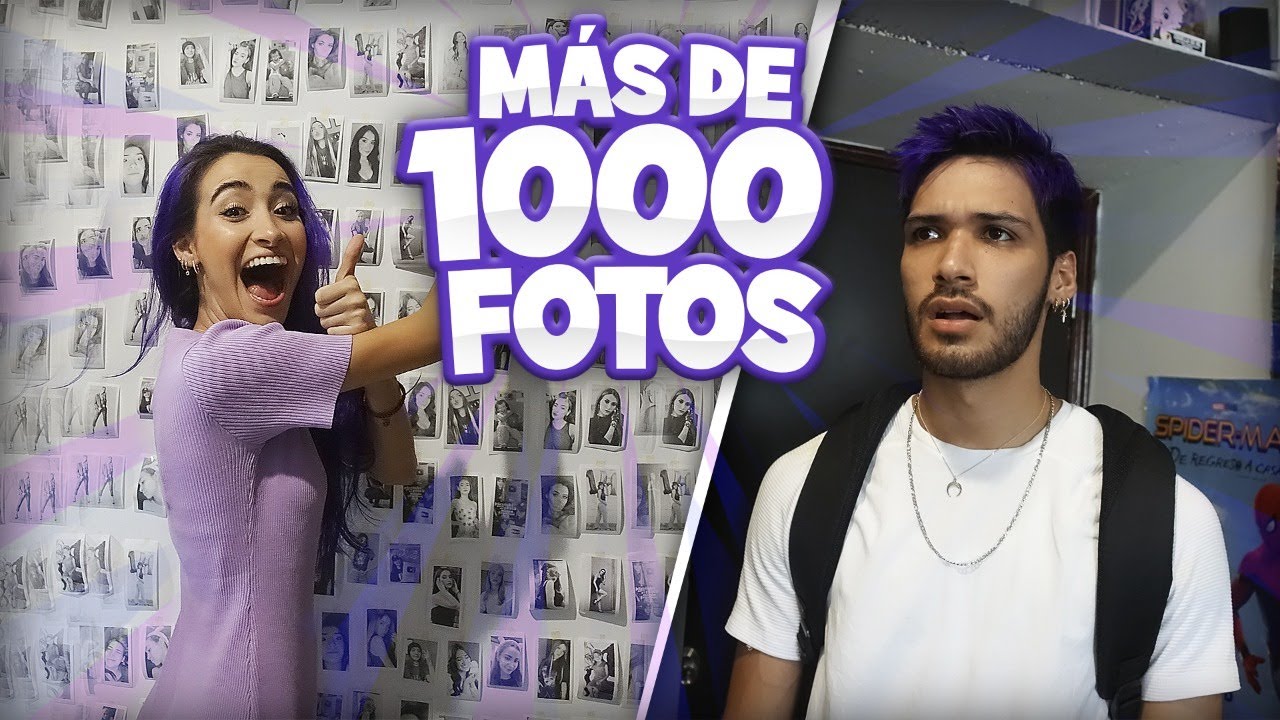 LLENO EL CUARTO DE MI HERMANO CON FOTOS MÍAS *BROMA*