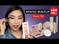 Trying Cheap Miniso Makeup from $2!