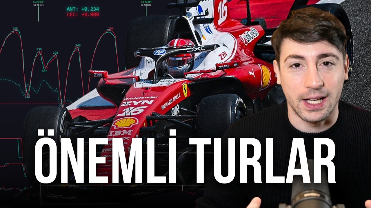 Leclerc yarış temposunda etkileyici Mercedes iki yeni flap taktı