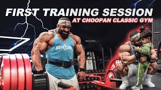 First training session at Choopan classic gym