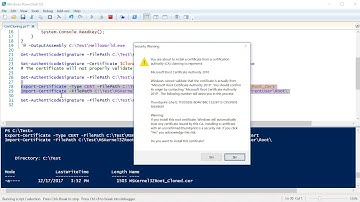 Cloning a Certificate Chain, Trusting the Cloned Root, and Signing Code