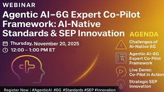 Agentic AI–6G Expert Co-Pilot Framework for AI-Native Standards & SEP Innovation