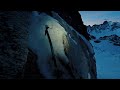 Bailing at y couloir aiguille dargentire