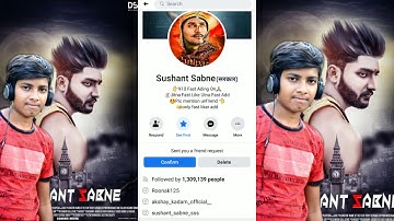 Fb King Sushant Sabne 1.4m Followers Add Hona Ka Trick