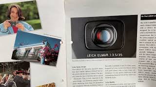 โบรชัวร์กล้องไลก้า : CAMERA BROCHURE Leica mini ii