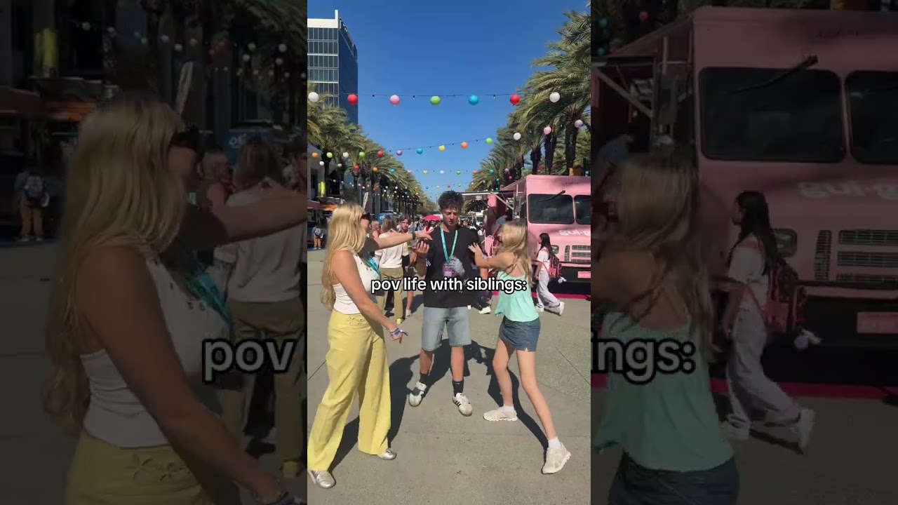 do you have siblings? jonah hannah perry #relatable #foryou #siblings #vidcon #fyp