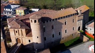 Castle of Calendasco, Calendasco, Piacenza, Emilia-Romagna, Italy, Europe
