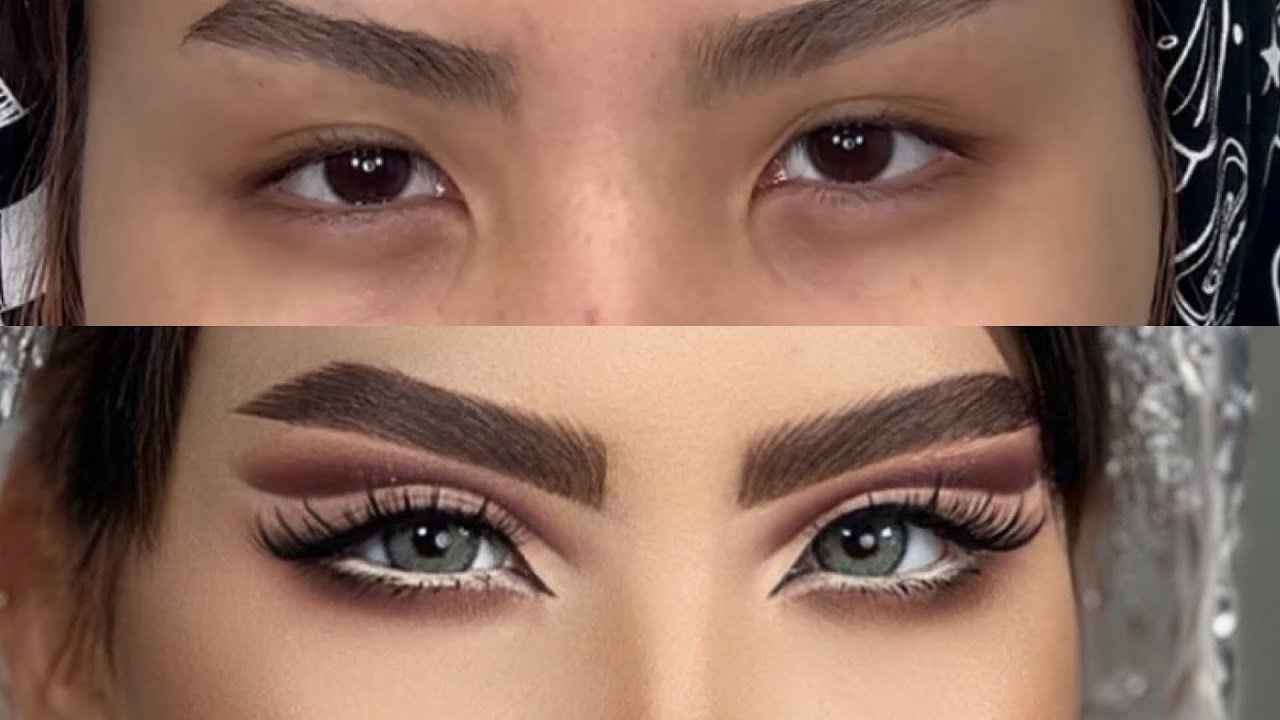 آموزش سايه چشم شرقي   Asian Eye Makeup Tutorial