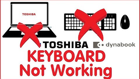 Fix Keyboard Toshiba or Dynabook NOT WORKING (Tecra Satellite Portege X30 Qosmio Keys Not Responding