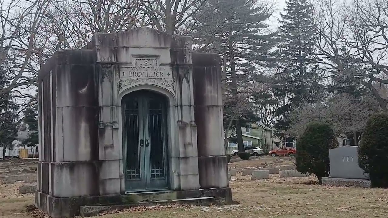 Exploring the Erie  Cemetery  in Erie  Pennsylvania. 