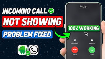 Incoming Calls are Not Showing On the Screen But Phone is Ringing | Call Display Not Showing Problem