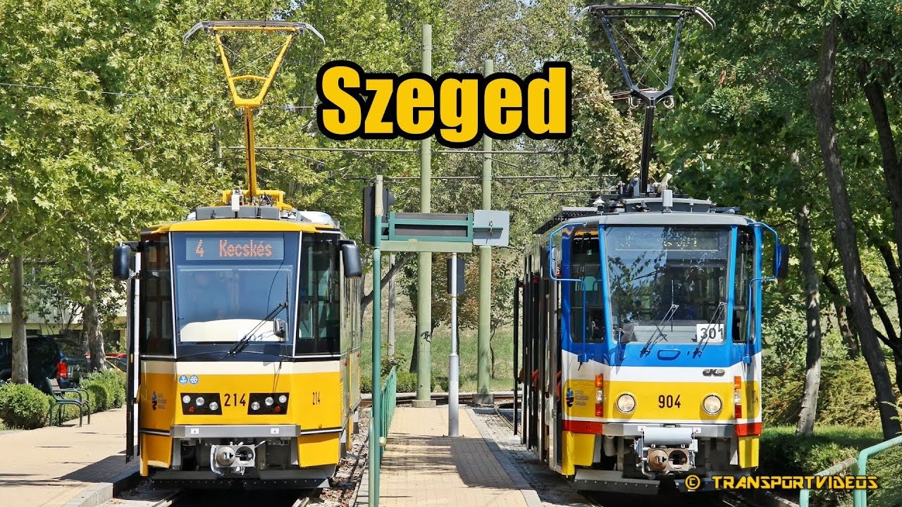 2019.08.11. - A felújított 214-es pályaszámú Tatra villamos a szegedi 4-es vonalon