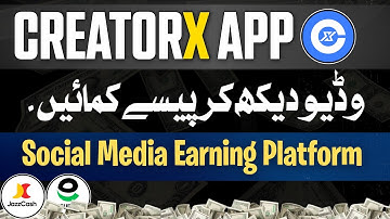 New Earning App Today: CreatorX New Offer For Invite | Social Media Earning Platform
