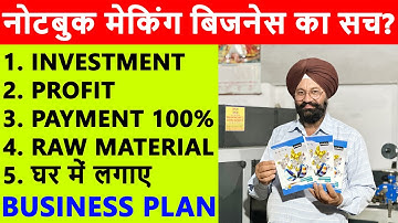 Notebook Making Machine Price | Notebook Making Machine | Notebook Making Business in Low Investment