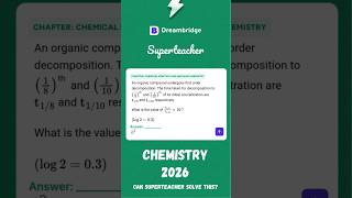 JEE Question of the Week – 41 | Dreambridge Superteacher | #shorts