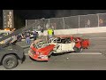 Chase Burrow Flip &amp; Ryan Wilson scary hit in the CARS Tour AcceleratedGFX.Com 315 at ACE Speedway