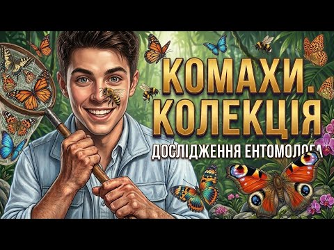 Колекція метеликів та жуков. Ентомологія. Питання про комах і відповіді.