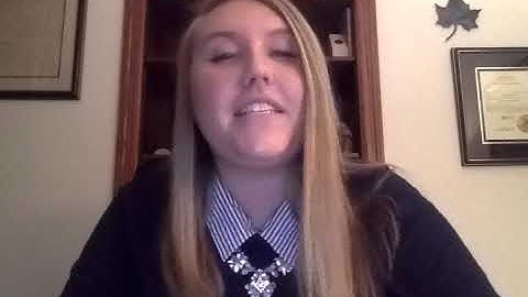 Rachel Lazzari Indiana State University Speech Pathology Graduate Video