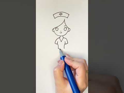 How To Draw A Beautiful Nurse 