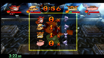 [Speedrun] Crash Bash - Tank Wars with Crash - 8:50