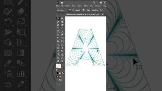 Letter A Art | Adobe Tutorial #photoshop #design #art #ai #graphicdesign #trending #logo #games #fyp