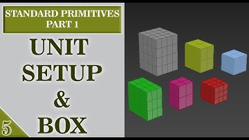 #5 || BOX, UNIT SETUP || STANDARD PRIMITIVES PART-1 ||  3DS MAX FULL MODELING TUTORIAL IN HINDI ||