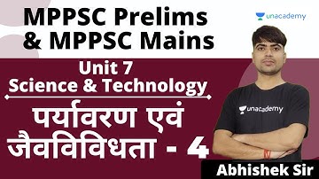 MPPSC Prelims & Mains | Unit 7 | Science & Technology | Environment and Biodiversity - 4 | Abhishek