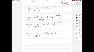 Using L’Hopitals Rule with the form 1 to the infinity (1^∞) (Calculus 1)