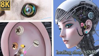 Asmrai Earwax Diggingai Robots Ear Repair-Blackhead, Earwax Removal,Ear Cleaning Animation Asmr
