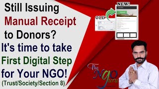 How to provide a Donation Slip to our Donors in a Professional Way!? Watch the Video and get Your's. screenshot 4