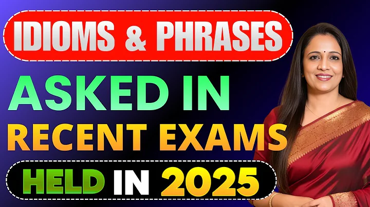 Idioms & Phrases asked in recent Exams held in 2025 || Eduquity Pattern | Rani Ma'am