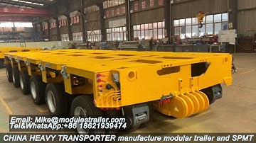 Gooseneck with modular trailer 30 axle ready for ship, 45tons per axle, compatible Goldhofer THPSL