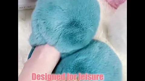 Women's Plush Ball Warm Slippers