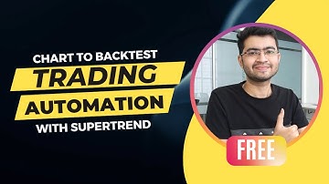 Automatically Trade Like a Pro in Seconds with SUPERTREND!