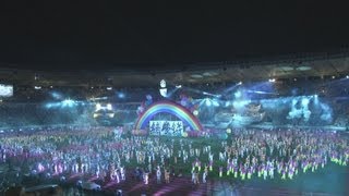 ２０年五輪祝い東京国体開幕 音と光の演出で盛り上げ