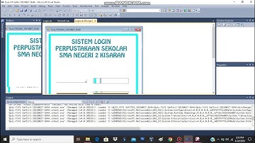 QUIS FORM LOGIN PERPUSTAKAAN SMA N 2 KIS || PEMROGRAMAN VISUAL