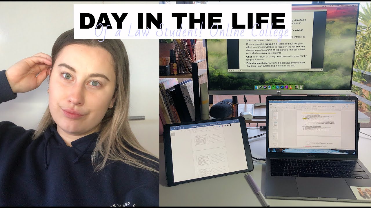 Day in the Life of a Law Student | Zoom College | Australia - YouTube