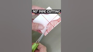 How to notch round pipe to 90-degree manually | T-Joint #welding #cuttingideas #weldingshorts