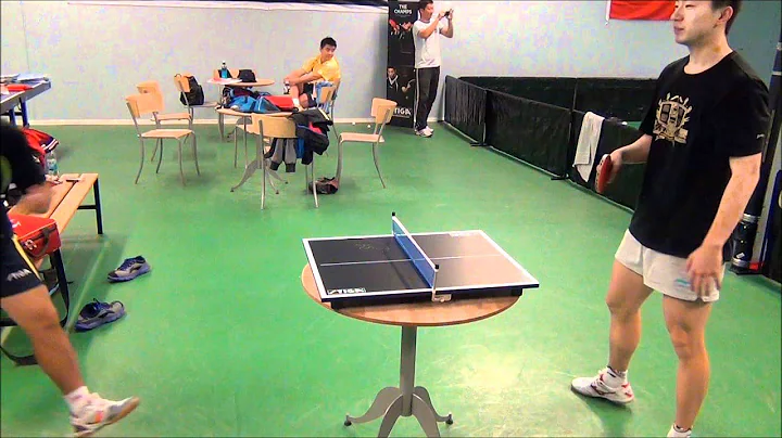 Liu Guoliang vs. Ma Long in mini table tennis! - DayDayNews