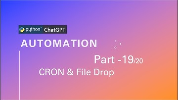 How to setup CRON Jobs in Linux, MacOS, Windows and watch file drop using Python