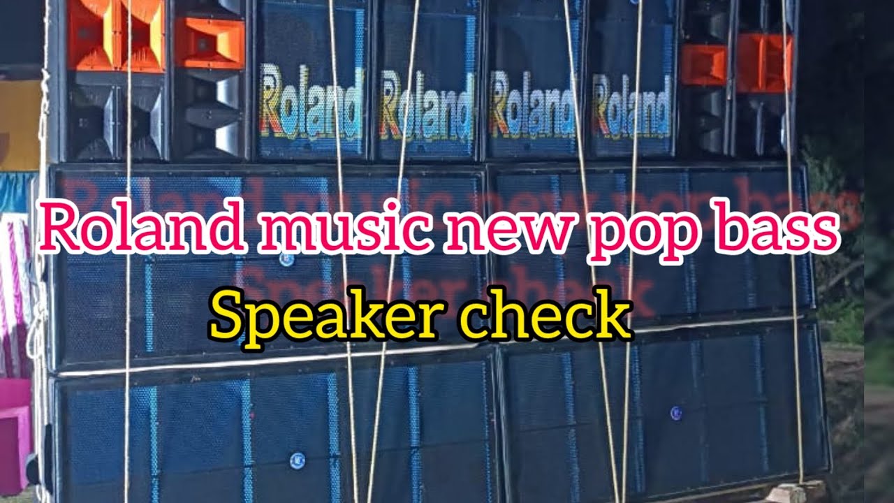 Roland music new pop bass 4/4 setup YouTube