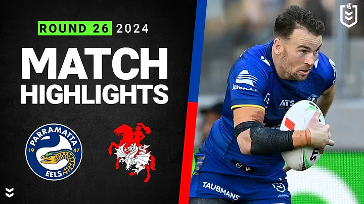NRL Highlights | NRL 2024 | Eels v Dragons | Match Highlights