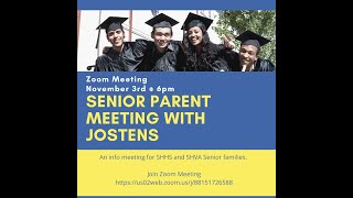 SHHS Senior Meeting with Jostens (Nov. 3 2022)
