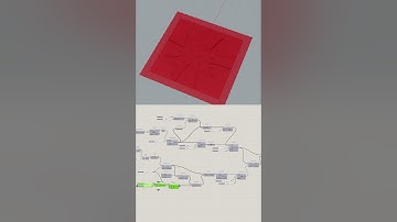 Magnet Shade Pavilion Rhino Grasshopper #rhinoceros  #grasshopper #3dmodeling #parametricdesign