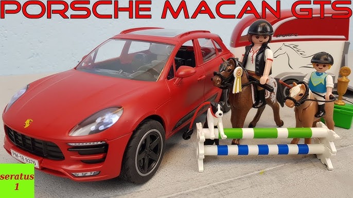 PLAYMOBIL Porsche 70277 Porsche Macan S Feuerwehr mit Licht- und