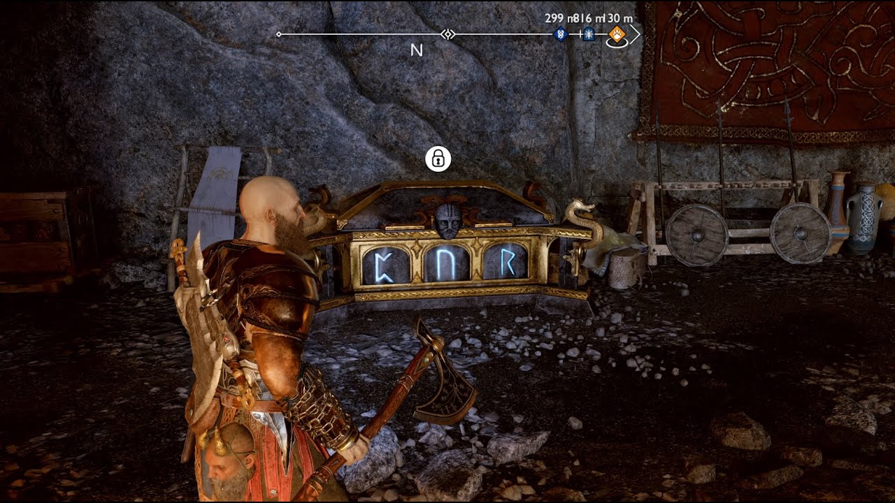 God Of War Ragnarok Svartalfheim Nornentruhe God Of War Ragnarok - Nornentruhe Räuberversteck / Norn Chest robber