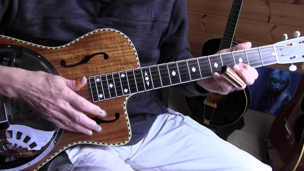 EZ Slide Guitar Lesson Gospel Blues "Where Could I Go" TAB available