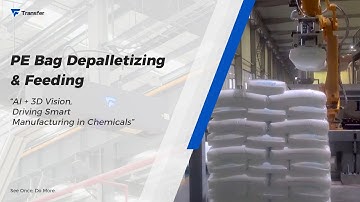 Intelligent Bag Depalletizing with #3DVision Guidance #chemicals #robotics #efficiency #automation