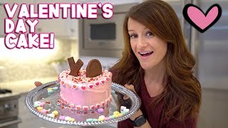 Making A Valentines Day Cake